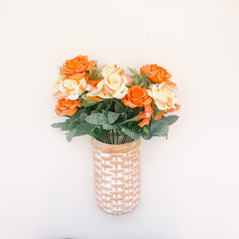 Terra-cotta Hanging Wall Vase